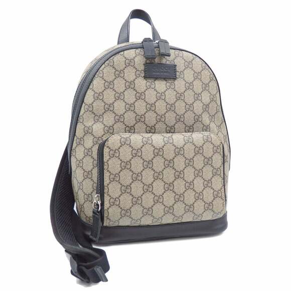 Gucci Handbags - GUCCI Black Leather Backpack